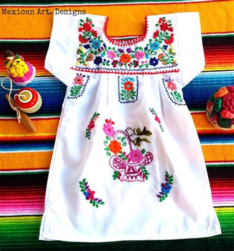 Pin En Mexican Baby Dress