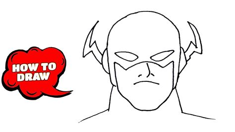 How To Draw The Flash Cartoon Step By Step The Flash Drawing Tutorial