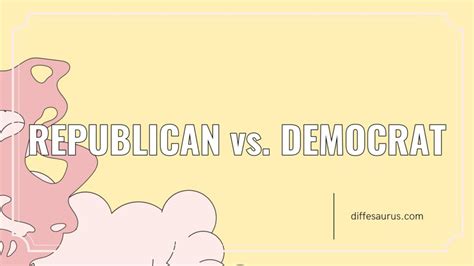 Republican Vs Democrat Differences Explained Diffesaurus