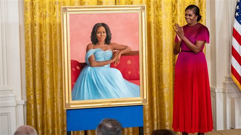 Michelle Obamas White House Portrait Arms And The Woman The New York Times