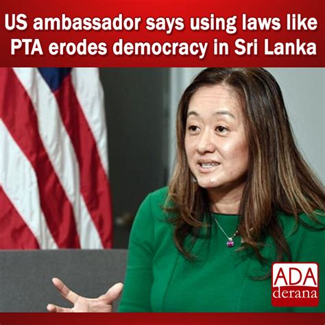 Has Us Envoy To Sri Lanka Read The Us Patriot Act Before Seeking