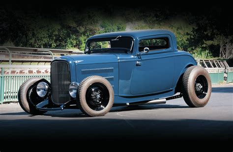 1932 Ford Coupe Two Lane Three Window