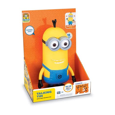 Despicable Me 3 Talking Minion Tim Toys R Us Australia Minions Toy