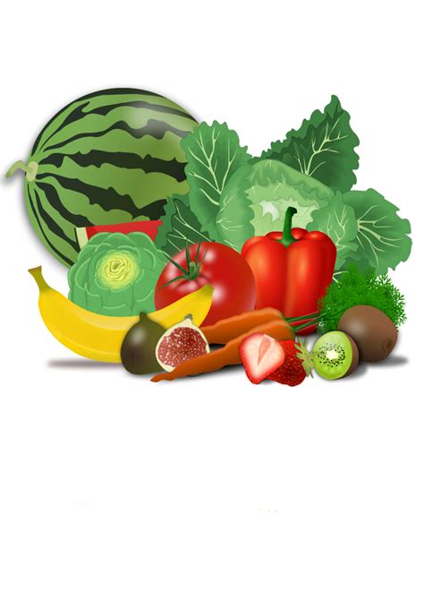 Fruits And Veggies Clip Art Image Clipsafari