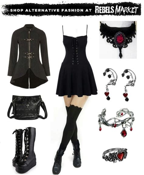 outfit emo outfits gothic outfits cute outfits girl outfits dark fashion gothic fashion