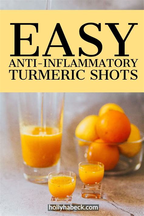 Turmeric Shots How To Make An Easy Anti Inflammatory Turmeric Shot