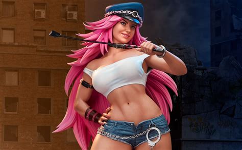 street fighter v s poison joins pcs street fighter collectible line