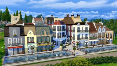Simsdelsworld The Sims 4 French Town Agusiamal Simdels Cooperation