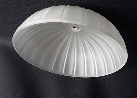 Vintage Frosted Lamp Shade Ceiling Light Globe Round Domed Etsy