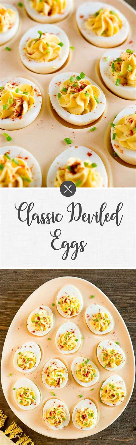 Classic Deviled Eggs Recipe Delicious Meets Healthy