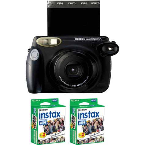 Fujifilm Instax 210 Instant Film Camera With Two Instax Wide Bandh