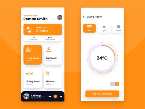Smart Home App Ui Uplabs