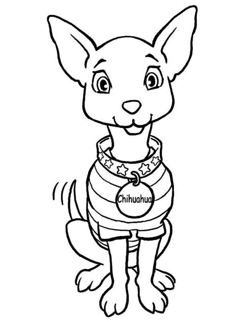 Chihuahua Coloring Pages Best Coloring Pages For Kids Dog Coloring