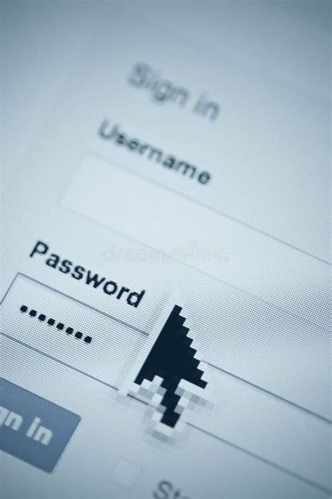 Account Username And Password Stock Photo Image Of Communication