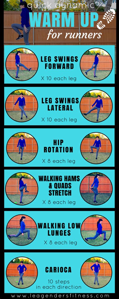 quick dynamic warm up for runners — lea genders fitness wednesday workout dynamic warm up warmup