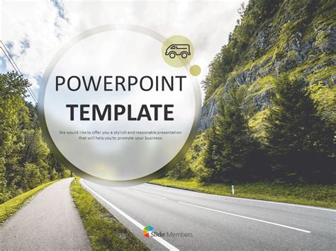 Highways Free Ppt Template