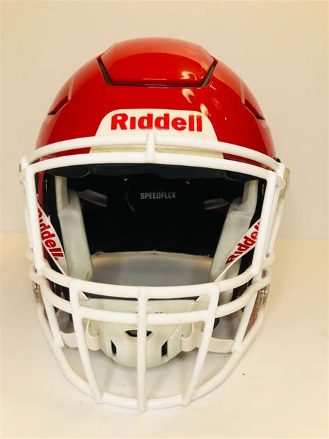 Adult Large Riddell Speedflex Red Football Helmet In Very Good
