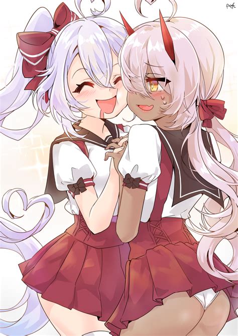 Aye Indianapolis At School With My Sister Azur Lane Indianapolis Azur Lane Portland