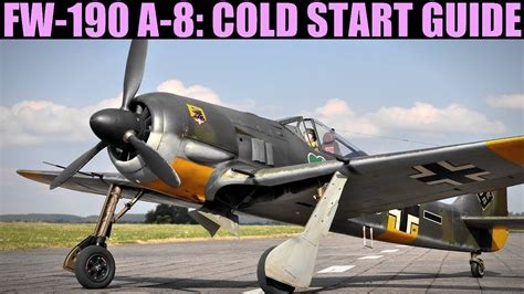 Fw 190 A 8 Cold Start Tutorial Dcs World Youtube