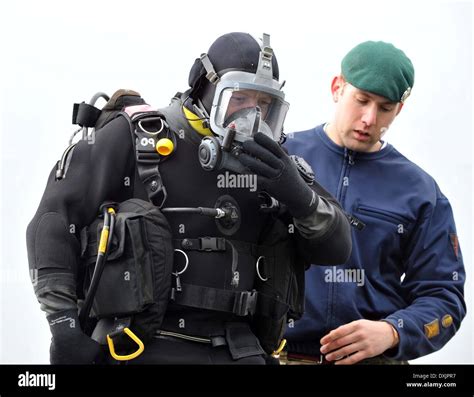 Army Diver Diving Military Diver Britain Uk Stock Photo 68025195