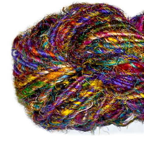 Recycled Sari Silk Yarn Bulky Expression Fiber Arts Inc