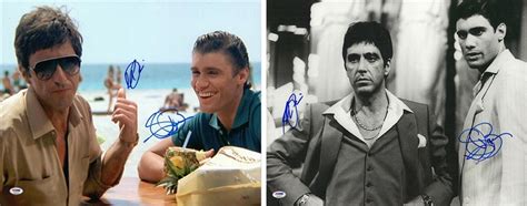 Lot Detail Lot Of 2 Al Pacino And Steven Bauer Dual Signed 16x20