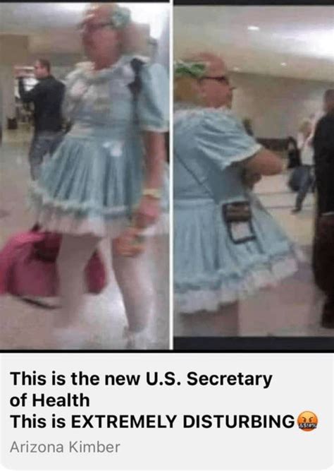 Conservatives Leak Pic Of Trans Secretary Of Health