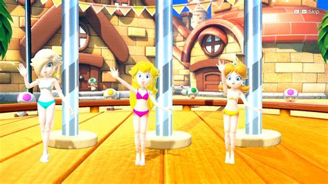 Super Mario Party Mod Minigames Bikini Peach Vs Rosalina Vs Daisy