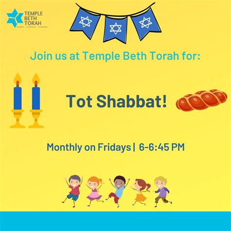 Tot Shabbat On Zoom Temple Beth Torah Conservative Synagogue In