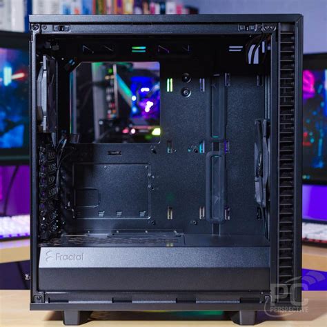 Fractal Define 7 Compact Tempered Glass Atx Case Review Pc Perspective