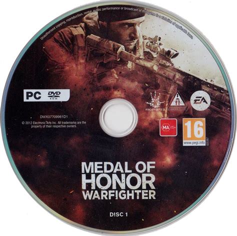 Medal Of Honor Warfighter Limited Edition 2012 Windows Box Cover
