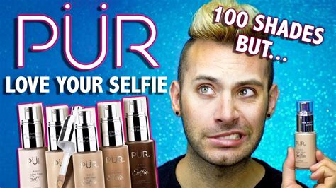 No Bs PÜr Love Your Selfie 100 Shade Foundation Review Youtube