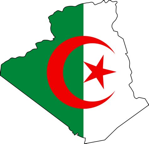 Encuentre el área de cualquier forma en el mapa. File:Flag and map of Algeria.svg - Wikimedia Commons