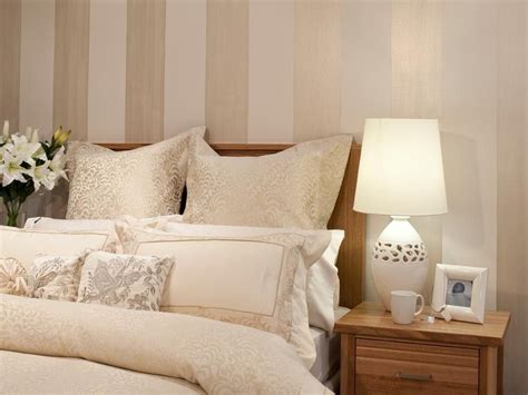 Paint one wall a bright or bold color. Bedroom Feature Wall - Pearl Stripes #shetlandlace # ...