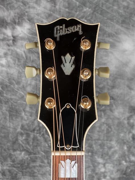 Gibson J Black Acoustic Electric Spacetone Music Reverb