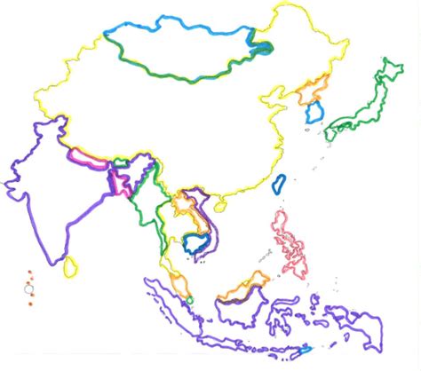 Monsoon Asia Political Map Chunk 4 Diagram Quizlet