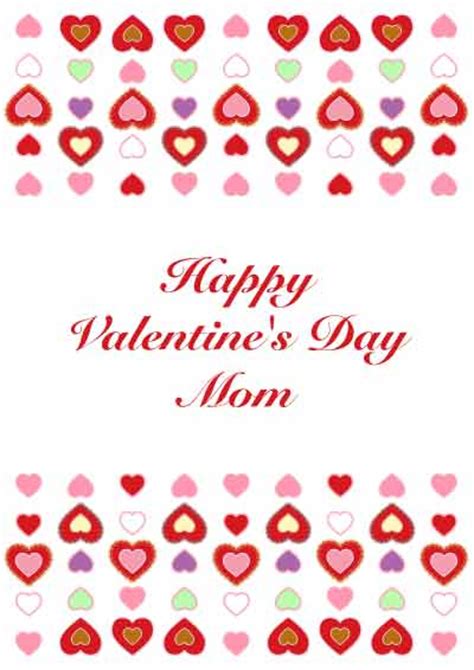 Free Printable Valentine Card For Mom
