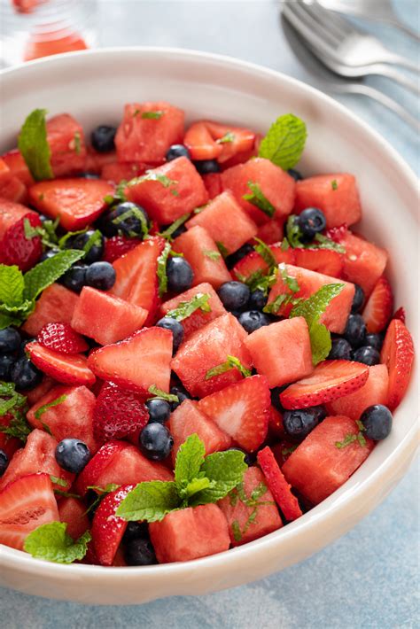 Recipe Watermelon Berry Summer Salad Eating With Erica