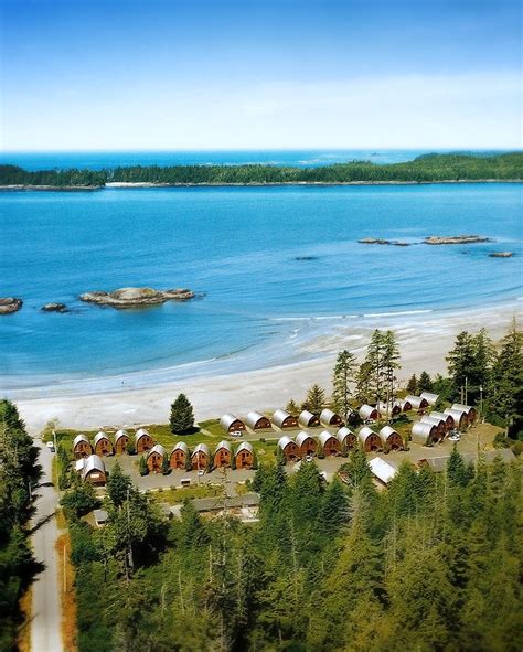 Tofino Cabins Ocean Village Resort Viaggio In Canada British