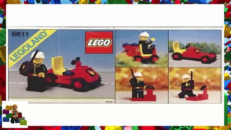 Lego Instructions Town Fire 6611 Fire Chiefs Car Youtube