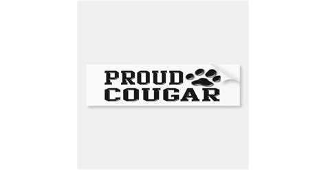 Proud Cougar Bumper Sticker Zazzle