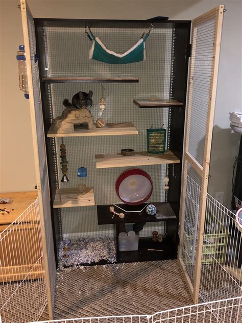There are a few things to remember prior to making this decision: Homemade chinchilla cage in 2020 | Chinchilla cage, Home decor, Shelves