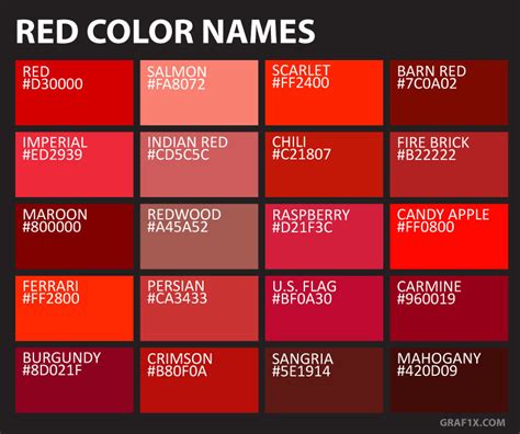 Redirect Notice Red Color Names Red Color Color Names