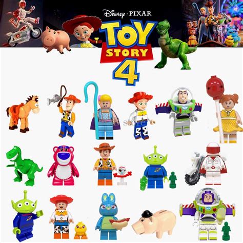 Lego Minifigures Toy Story 4 Mini Figures Building Blocks Toys For
