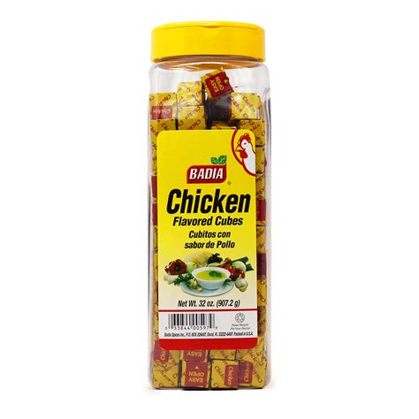 Chicken Bouillon Powdered Cubes - 32 oz - Badia Spices