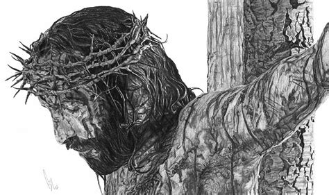 The Cross Drawing By Bobby Shaw Pixels