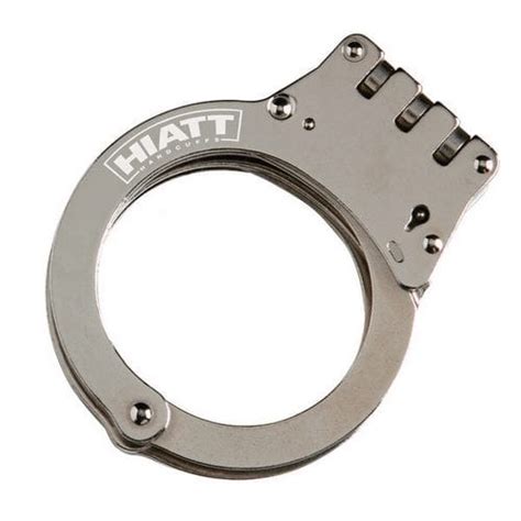 When needing to restrict a suspect's movement, law enforcement officers utilize chained handcuffs, hinged handcuffs and even rigid steel handcuffs. Hiatt Oversized Steel Hinge Handcuffs