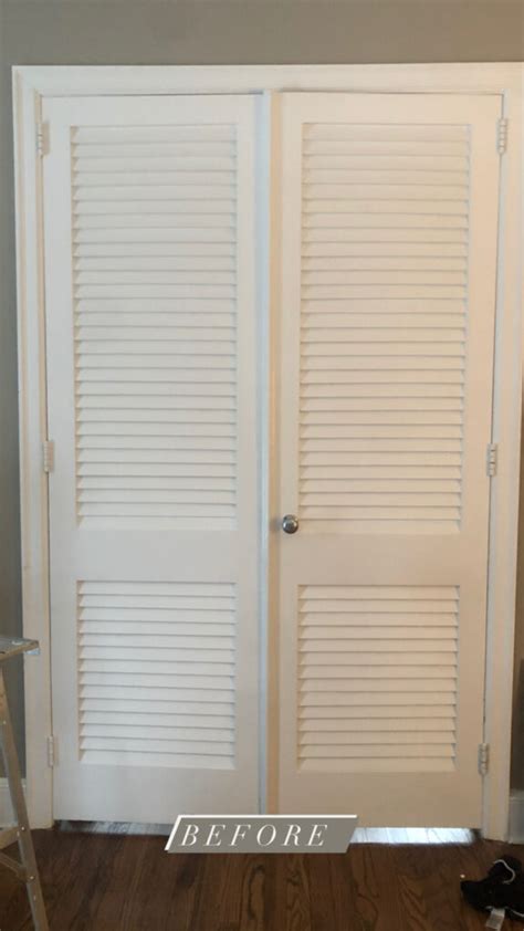 How We Updated Our Louvered Doors For Under