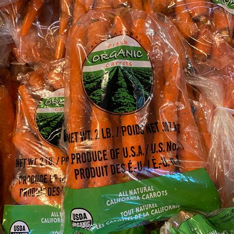 Carrots Organic 2 Lb Bag Russos