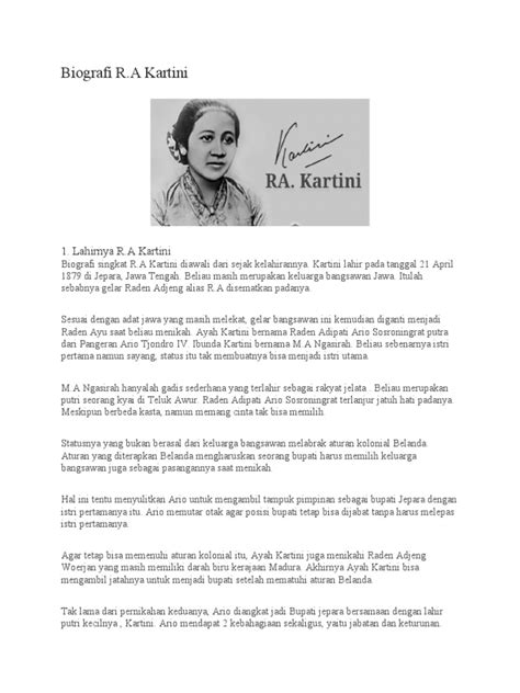 Biografi Ra Kartini Pdf